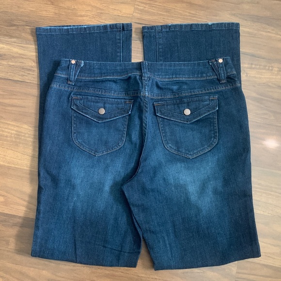 Simply Vera Vera Wang Flap Pocket Bootcut Jeans Size 10 - Picture 3 of 5